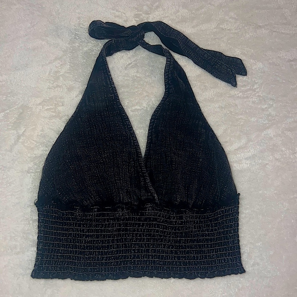 cropped haulter top!!! NEVER WORN